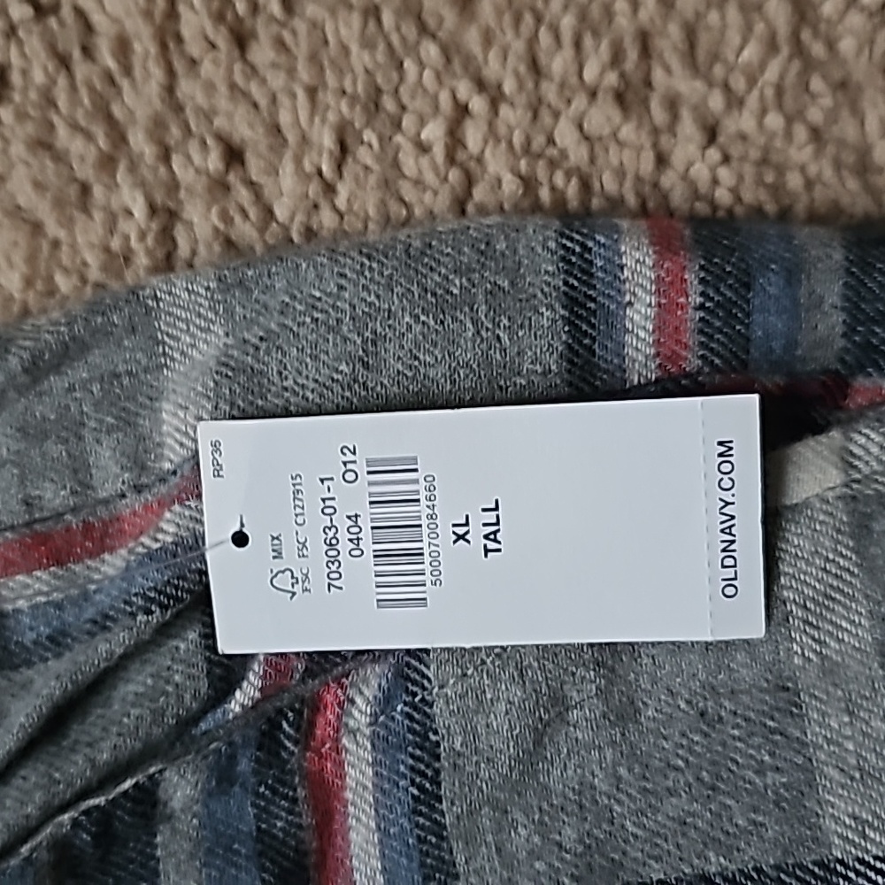 Old Navy PJ pants, size XLT - Picture 3 of 3